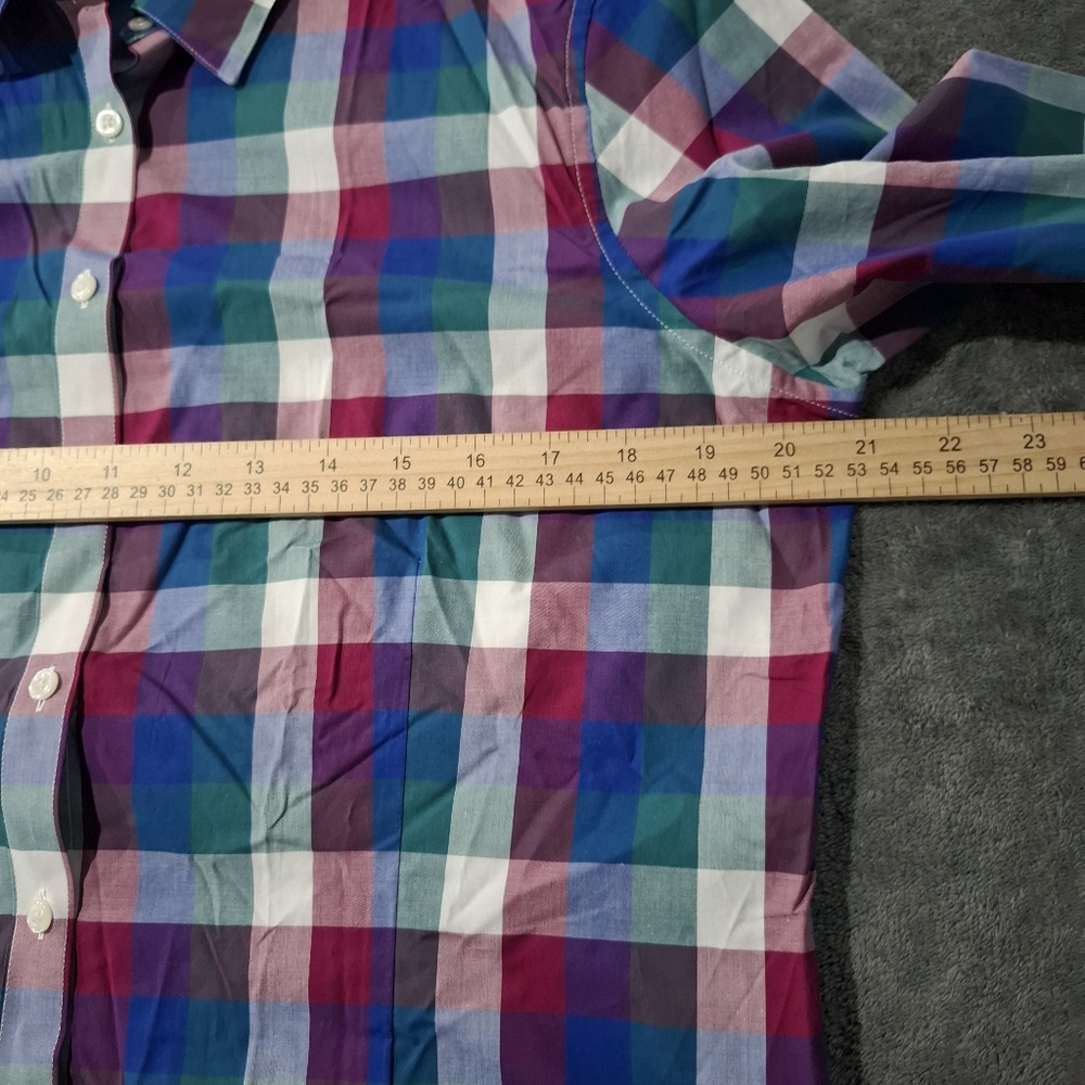 Brooks Brothers 346 Women’s Plaid Button-Down Shirt Size 12 Cotton Preppy Office - Picture 7 of 11